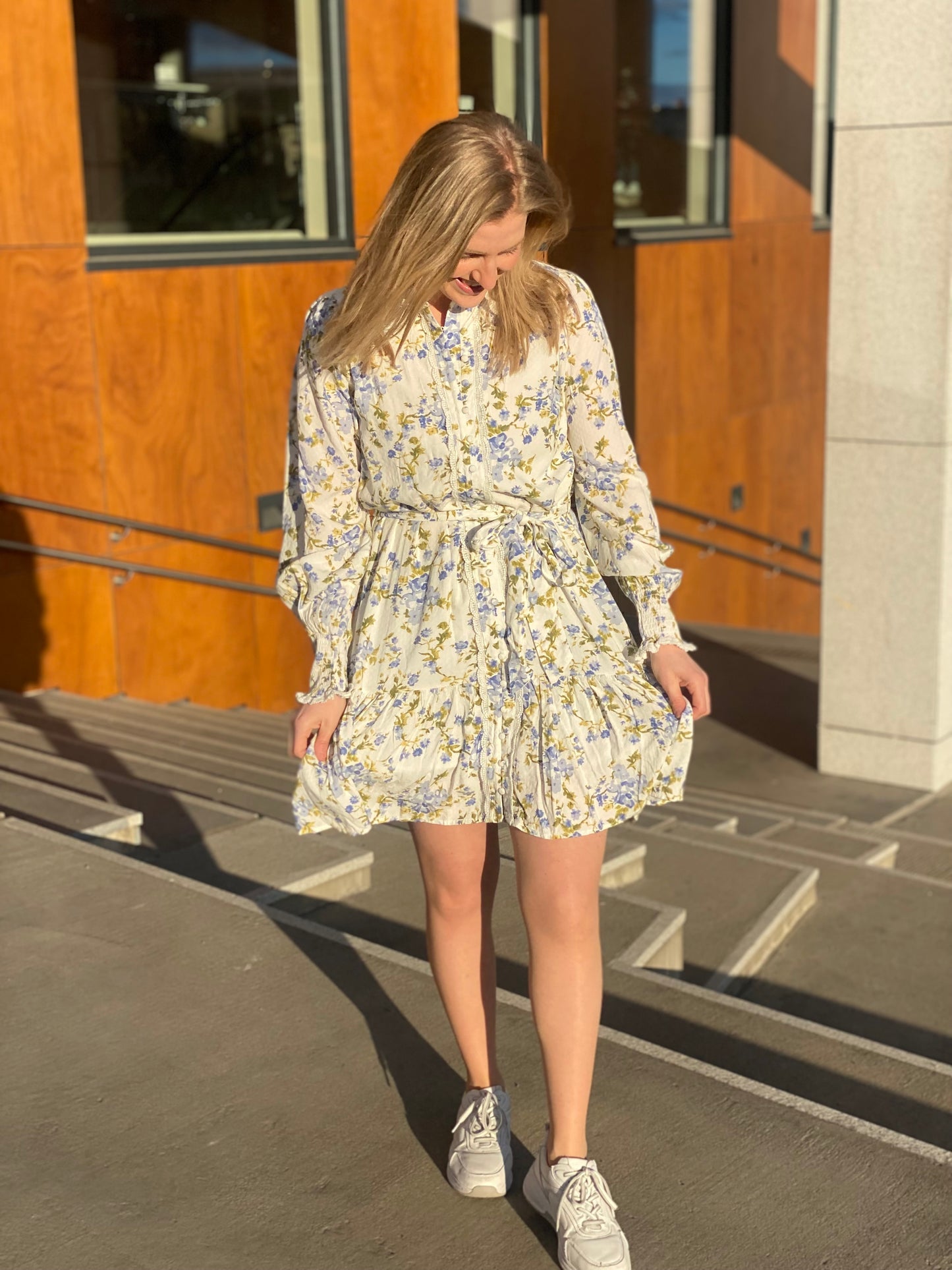 YASTILERA Short Dress - Star White