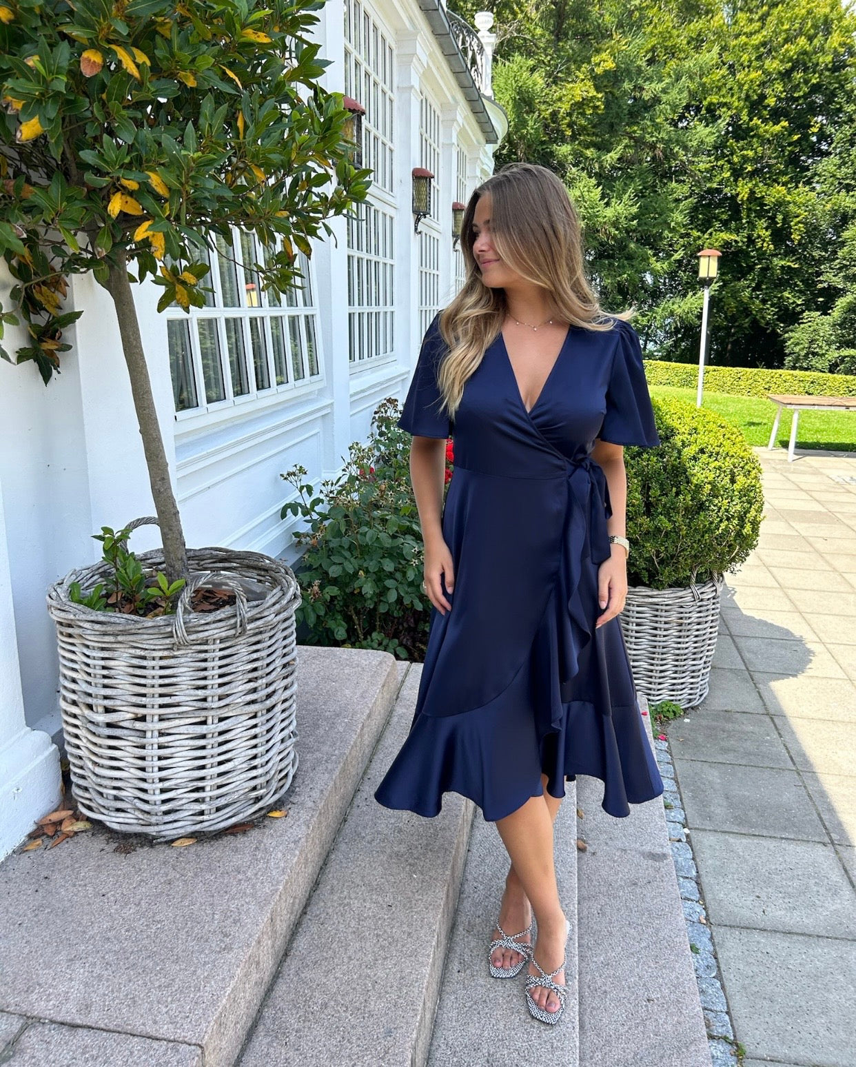 YASTHEA Midi Dress - Evening Blue