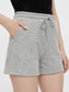 PCCHILLI Shorts - Light Grey Melange