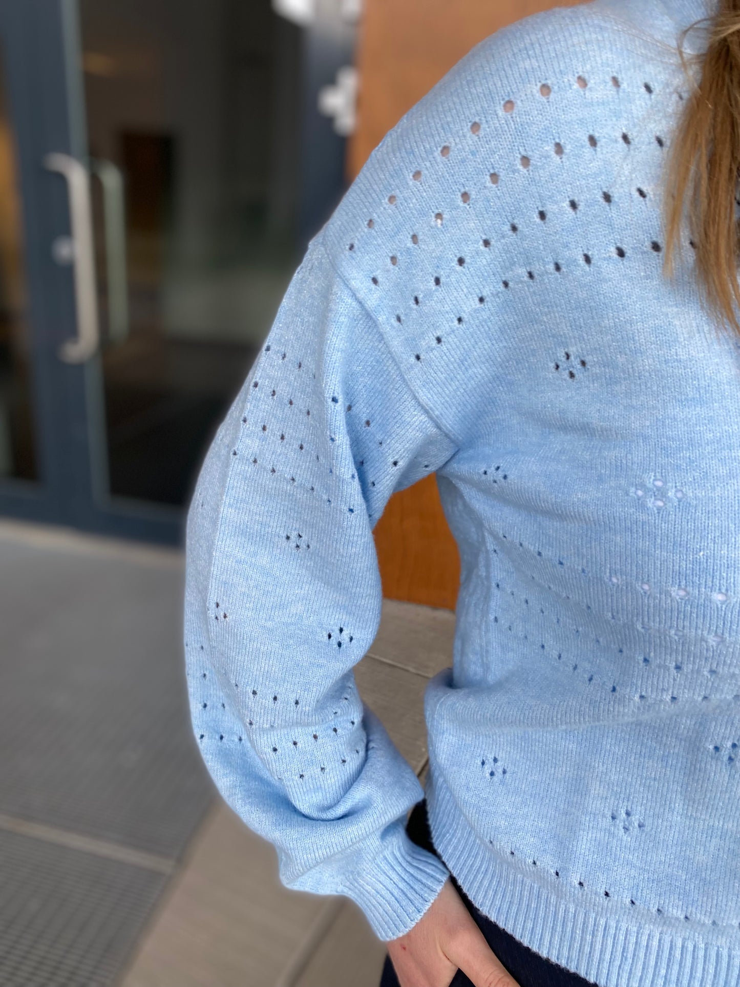 VIRIL Knit Cardigan - Kentucky Blue