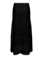 PCSIKKA Long Skirt - Black