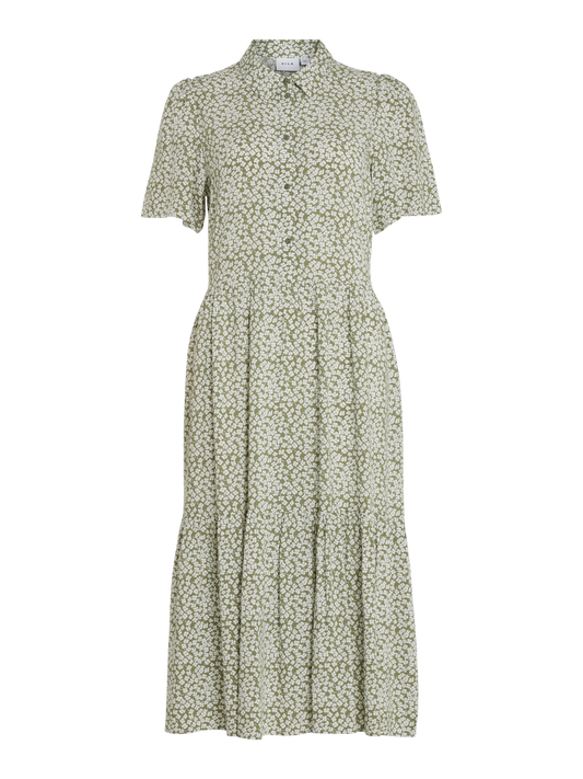 VIKATY Dress - Oil Green