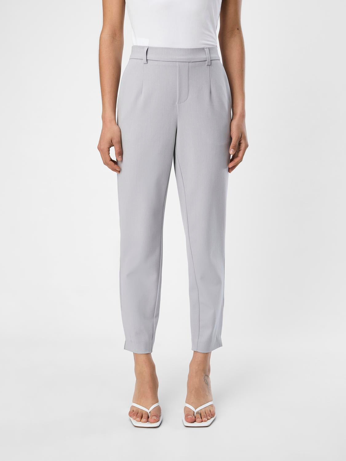 OBJLISA Pants - Light Grey Melange