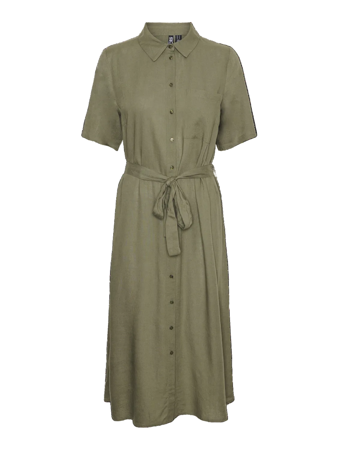 PCPIA Midi Dress - Deep Lichen Green