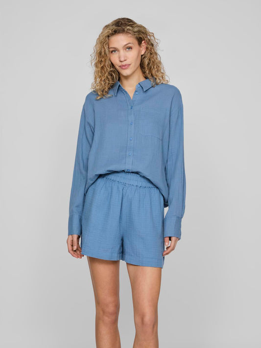 VILANIA Shirts - Coronet Blue