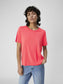 OBJANNIE T-Shirt Top - Paradise Pink