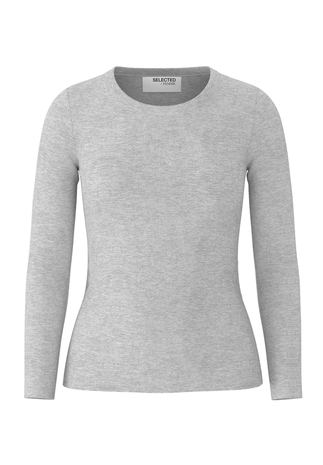 SLFDIANNA T-Shirts & Tops - Light Grey Melange