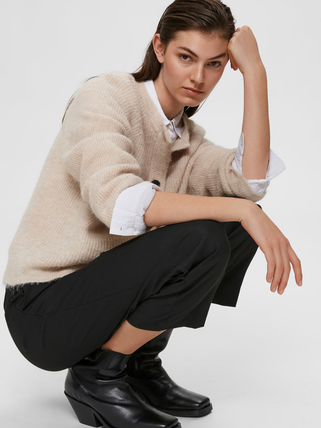 SLFLULU Cardigan - birch