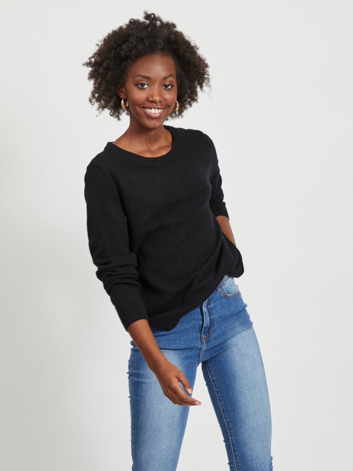 VIRIL Pullover - black