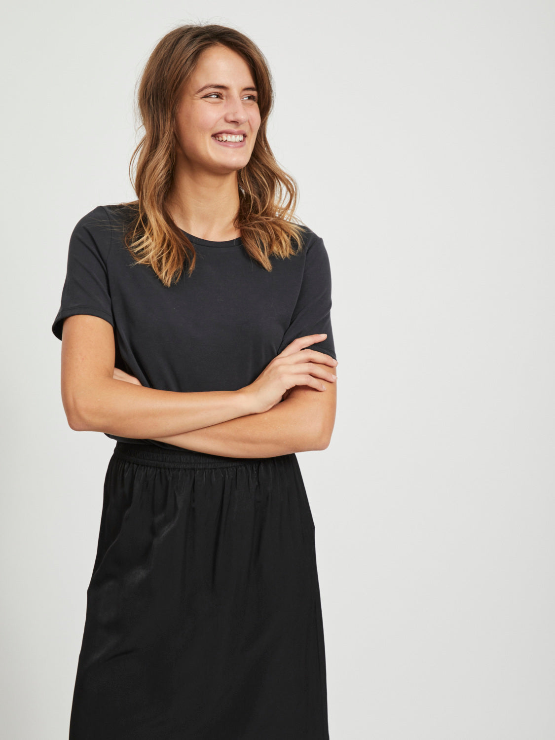 OBJANNIE T-shirt - black