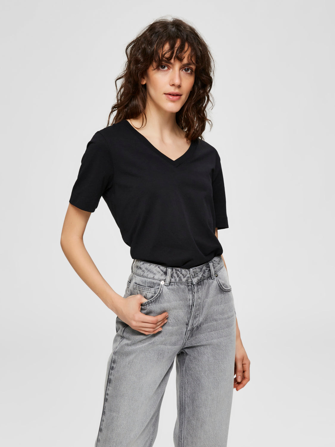 SLFSTANDARD T-shirt - black