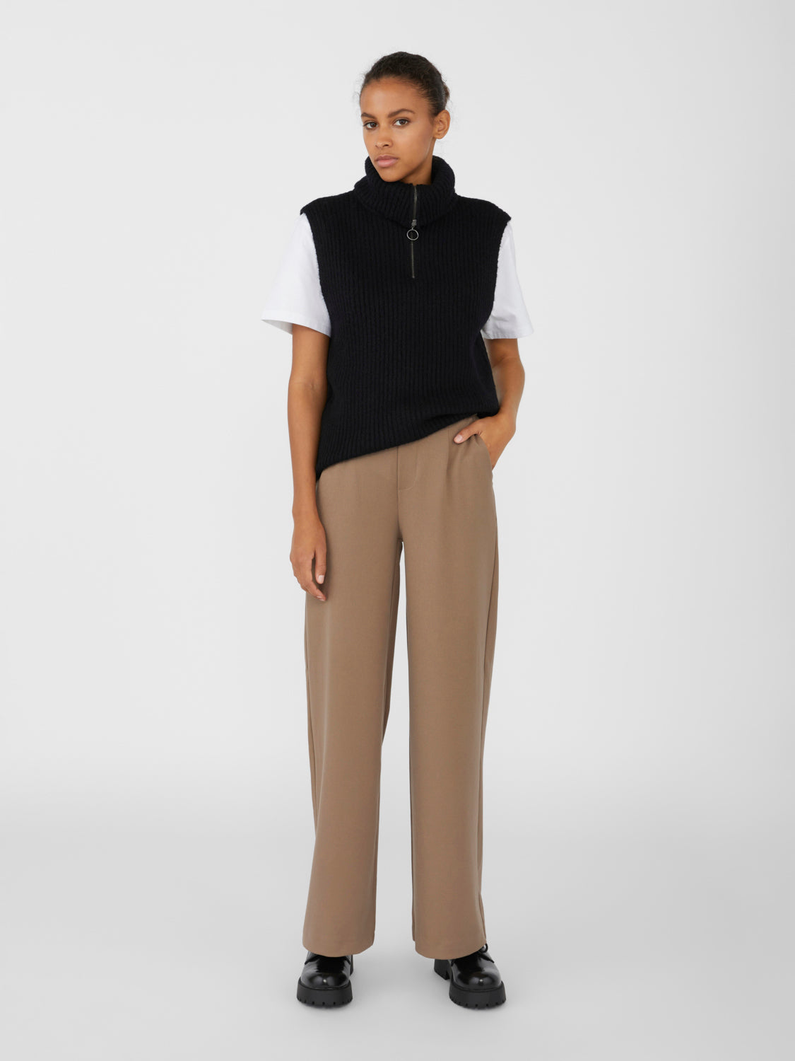 OBJLISA wide Pants - Fossil
