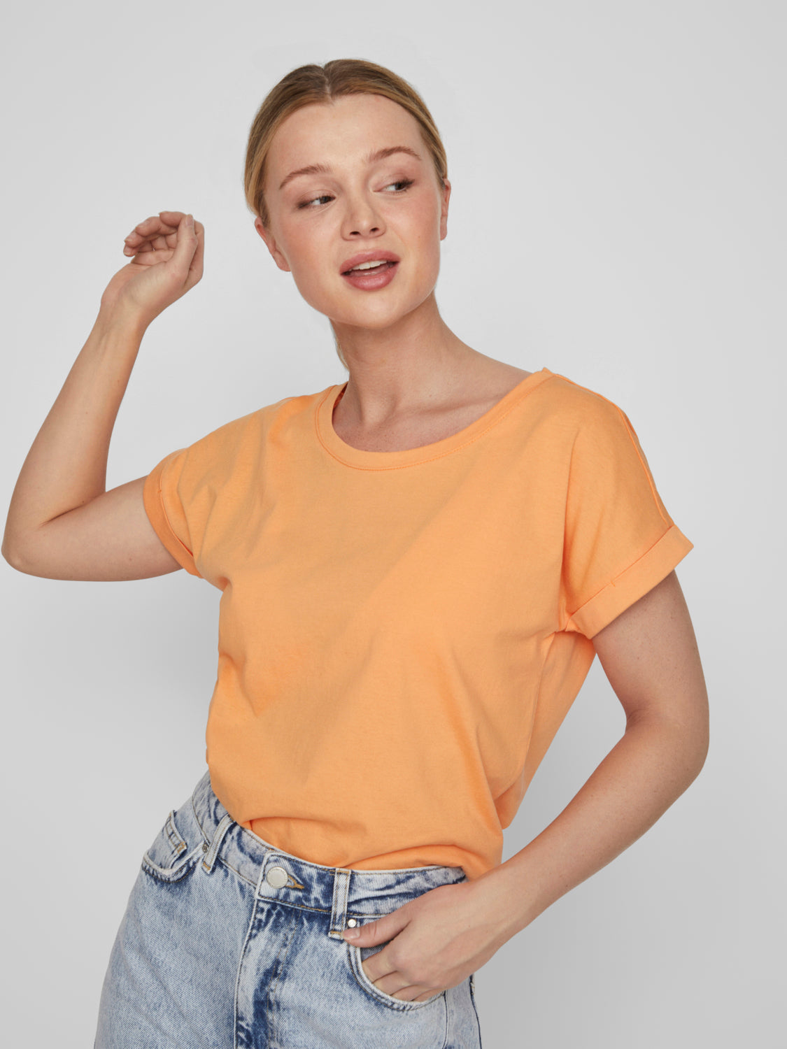 VIDREAMERS T-Shirts & Tops - Apricot Wash
