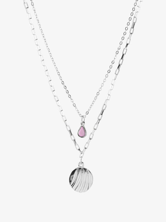 PCARGIE Necklace - silver colour