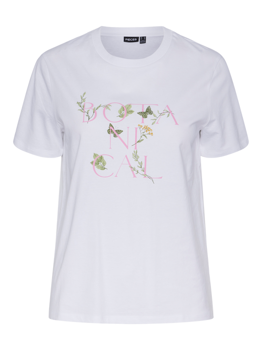 PCMAREN T-Shirt - Bright White