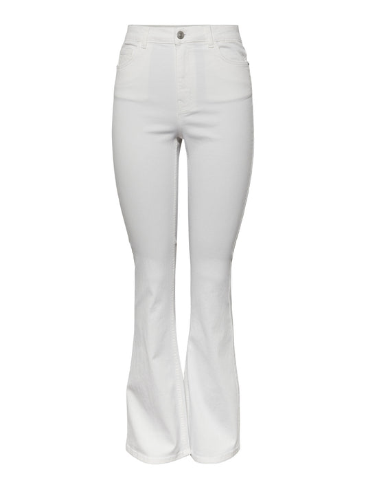 PCPEGGY Jeans - Bright White