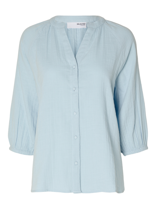 SLFALBERTA Shirts Top - Cashmere Blue