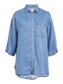 OBJFRAME Shirts Top - Light Blue Denim