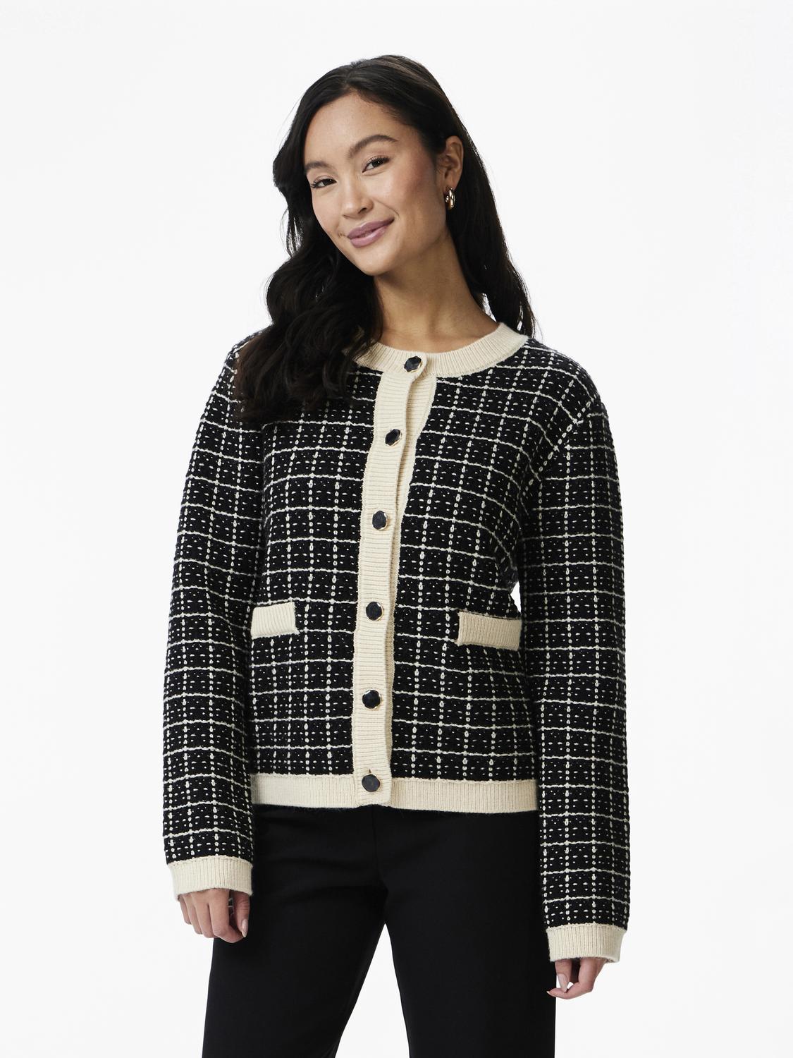 YASLIVIA Cardigan - Black