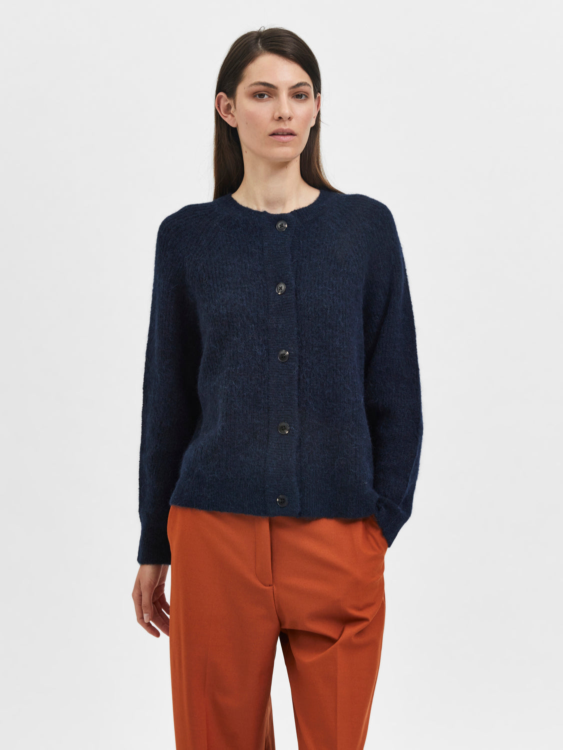SLFLULU Cardigan - Dark Sapphire
