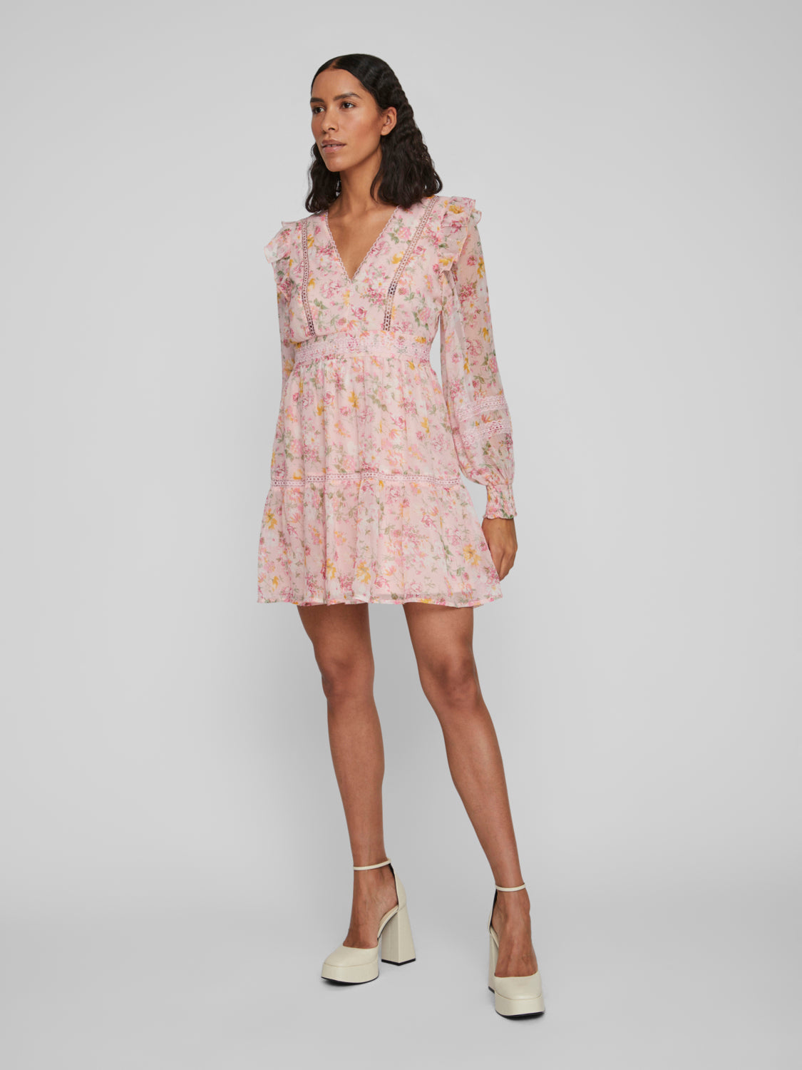 VIROMAN Dress - Misty Rose