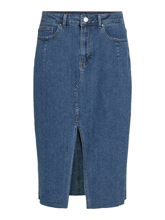VISOL Skirt - Medium Blue Denim