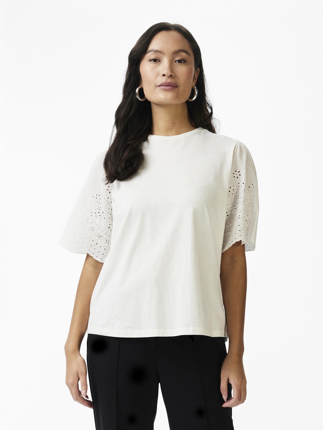 YASLEX T-Shirt Top - Star White