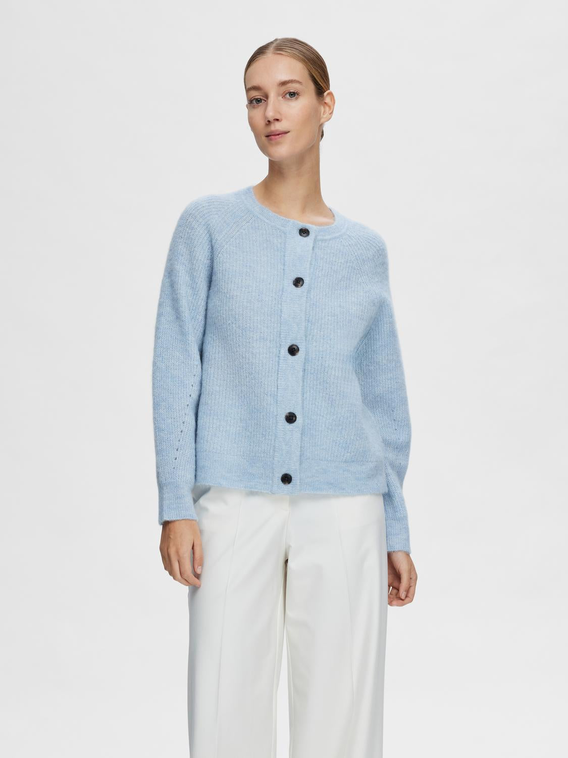 SLFLULU Cardigan - Cashmere Blue