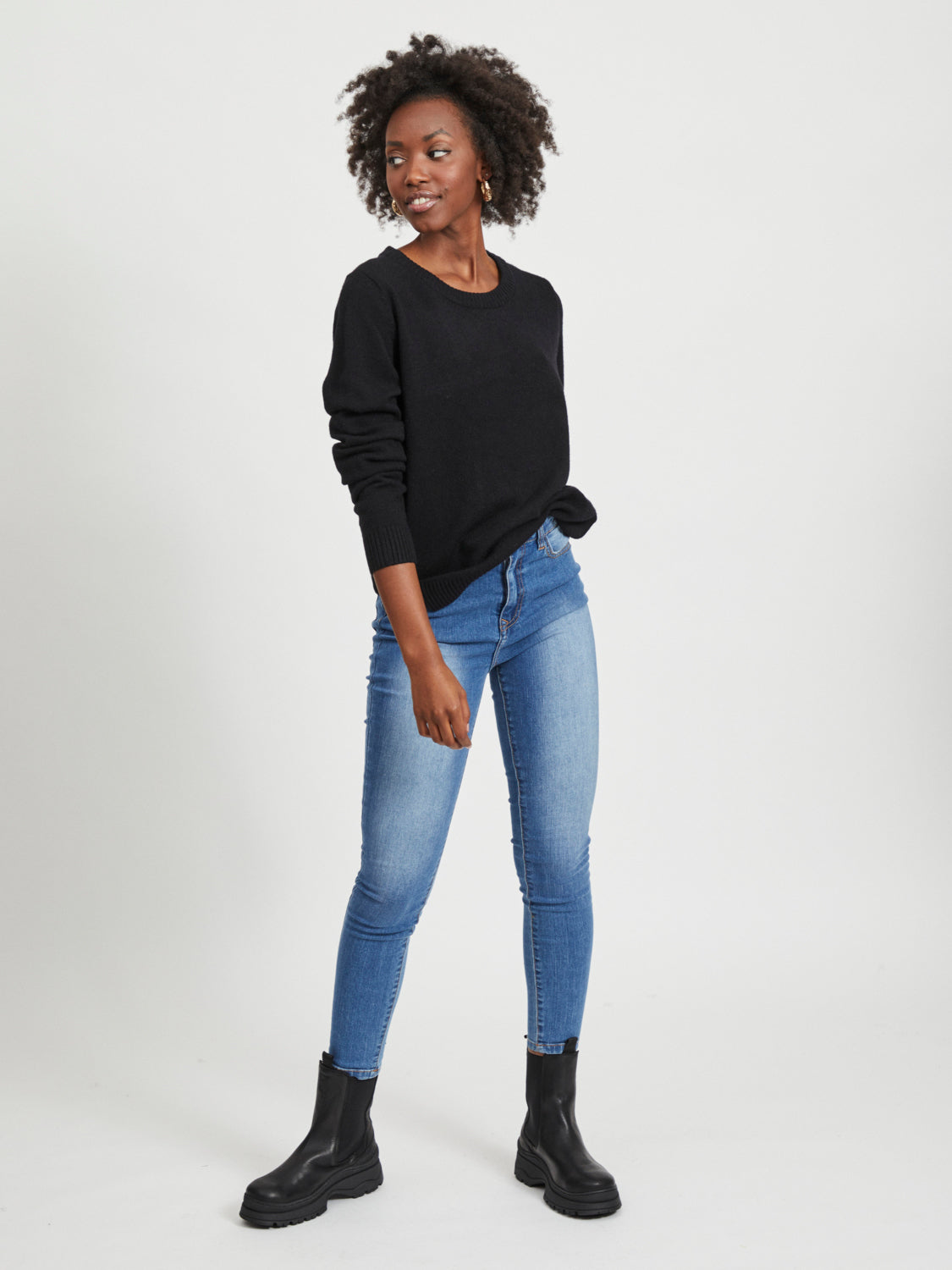 VIRIL Pullover - black