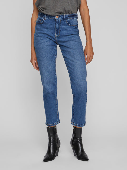 VIALICE Jeans - Medium Blue Denim