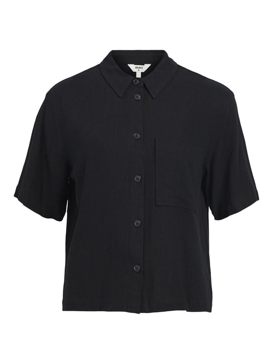 OBJSANNE T-Shirts & Tops - Black