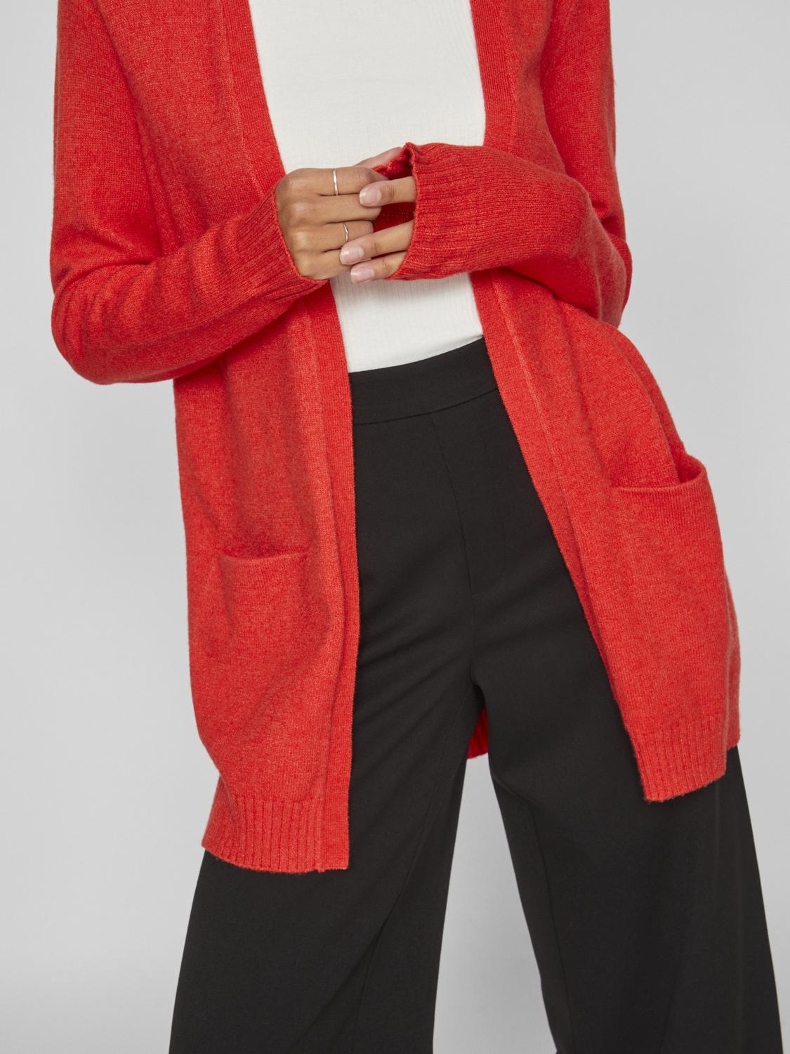 VIRIL Cardigan - Poppy Red